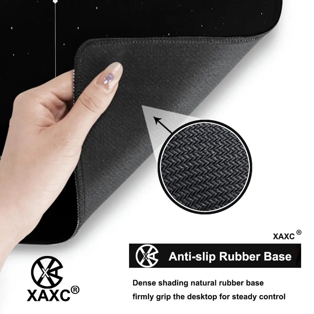 Alfombrilla de ratón con diseño de anime, ideal para teclado y ratón, tamaño XXL, base de goma antideslizante, alfombrilla de ratón para juegos, alfombrilla para ratón de ordenador portátil, XAXC.