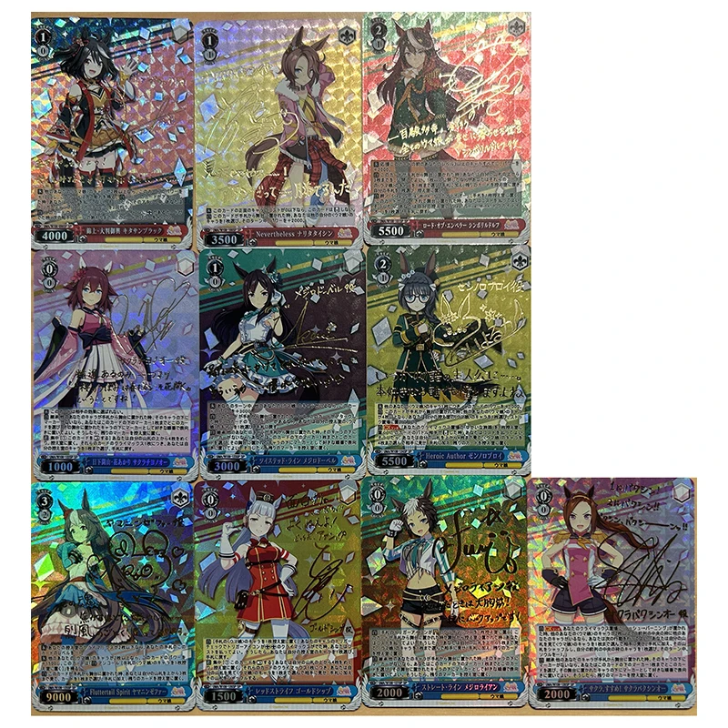 Anime Weiss Schwarz DIY ACG Laser Refraction Tabletop Battle Game Tokai Teio Card Toys for boy Collectible Card Birthday Present