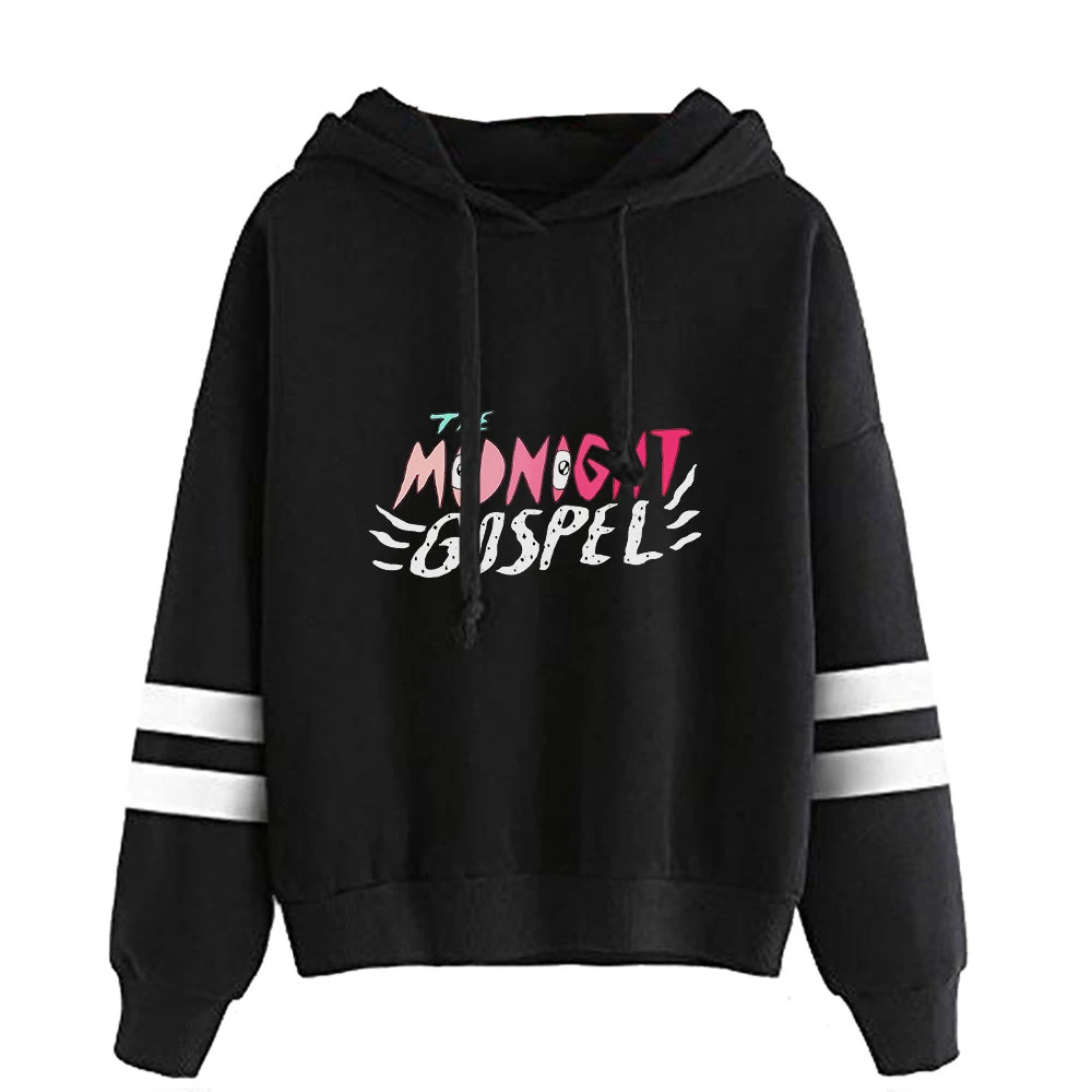 

2026 The Midnight Gospel Hoodies Unisex Pocketless Sleeve Women Men's Sweatshirt Casual Streetwear American Cartoon Clothes Plus