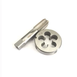 Left hand HSS PIPE Thread Tap and Die set G1/8 G1/4 G3/8 G1/2 G3/4 Straight Pipe screw thread taps Round Dies G 1/8 1/4 3/8 1/2