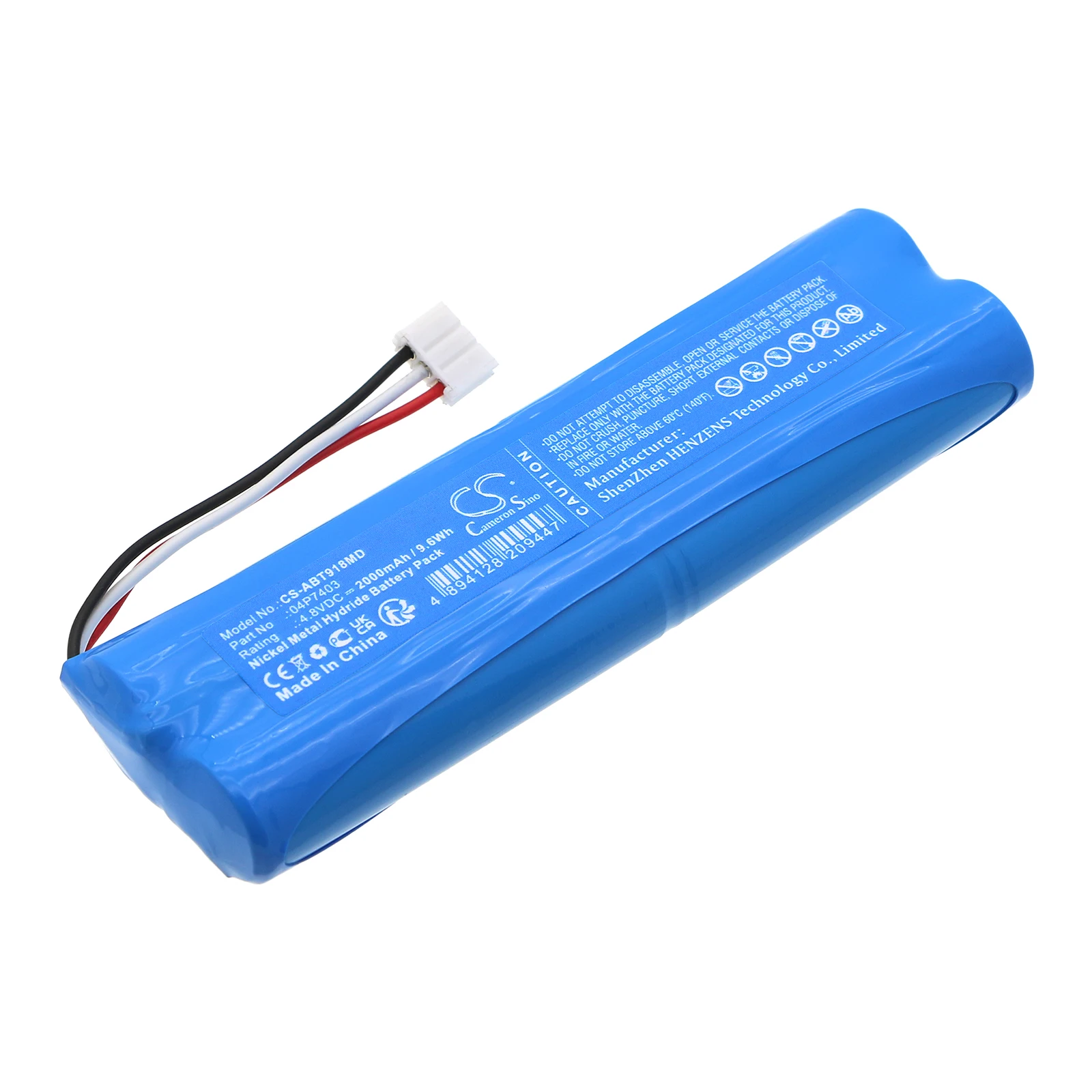 Batería de repuesto CS para el sistema Abbott i-Stat, impresora i-STAT PN:04P7403,OM11918,04P74-03 2000mAh / 9.6Wh