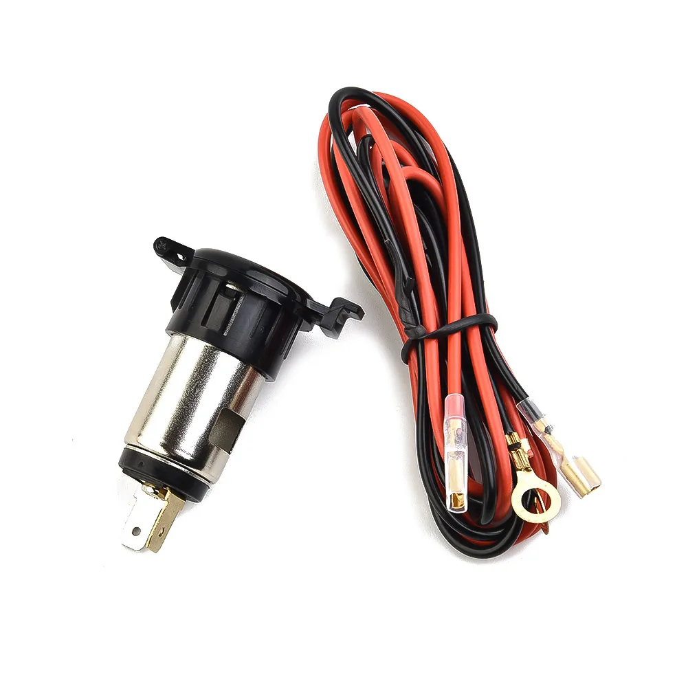 

12V Waterproof USB Car Charger Socket with Dual Ports for Convenient Charging of Mobile Devices in Various Vehicles