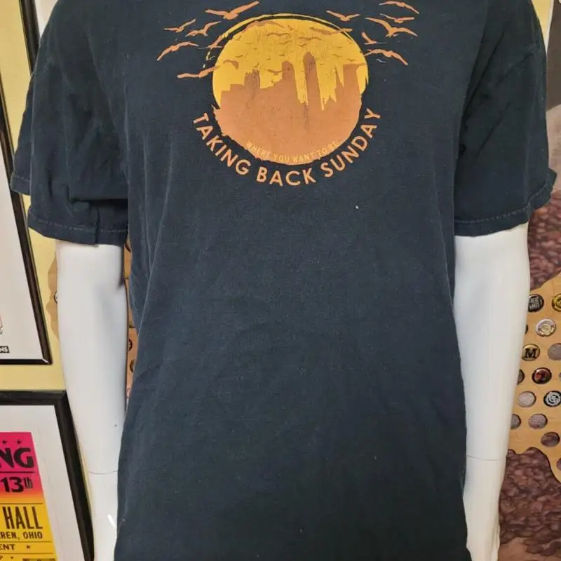 

VTG Y2K 2004, снижающее воскресенье, где ты хочу быть XL, эмо-поп-панк