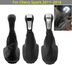 5/6 Speed Car Hand Speed Gear Shift Knob Lever Stick Gaiter Boot Cover Collar Case For Chevy Spark 2011 2013 2014 2015 2016