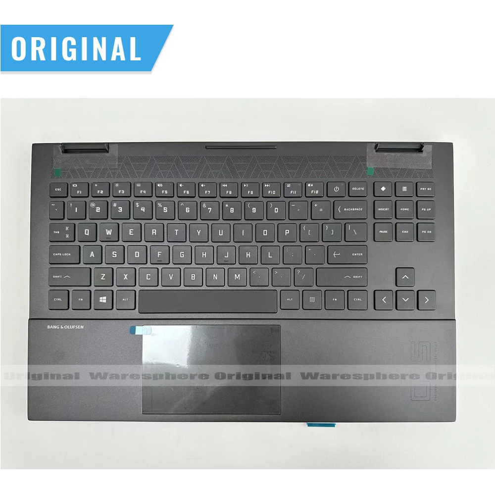 

Новая клавиатура RGB США для HP OMEN 15-EN 15-EK TPN-Q238 Q236 M00667-001 с подсветкой верхней крышки упора для рук, версия AMD