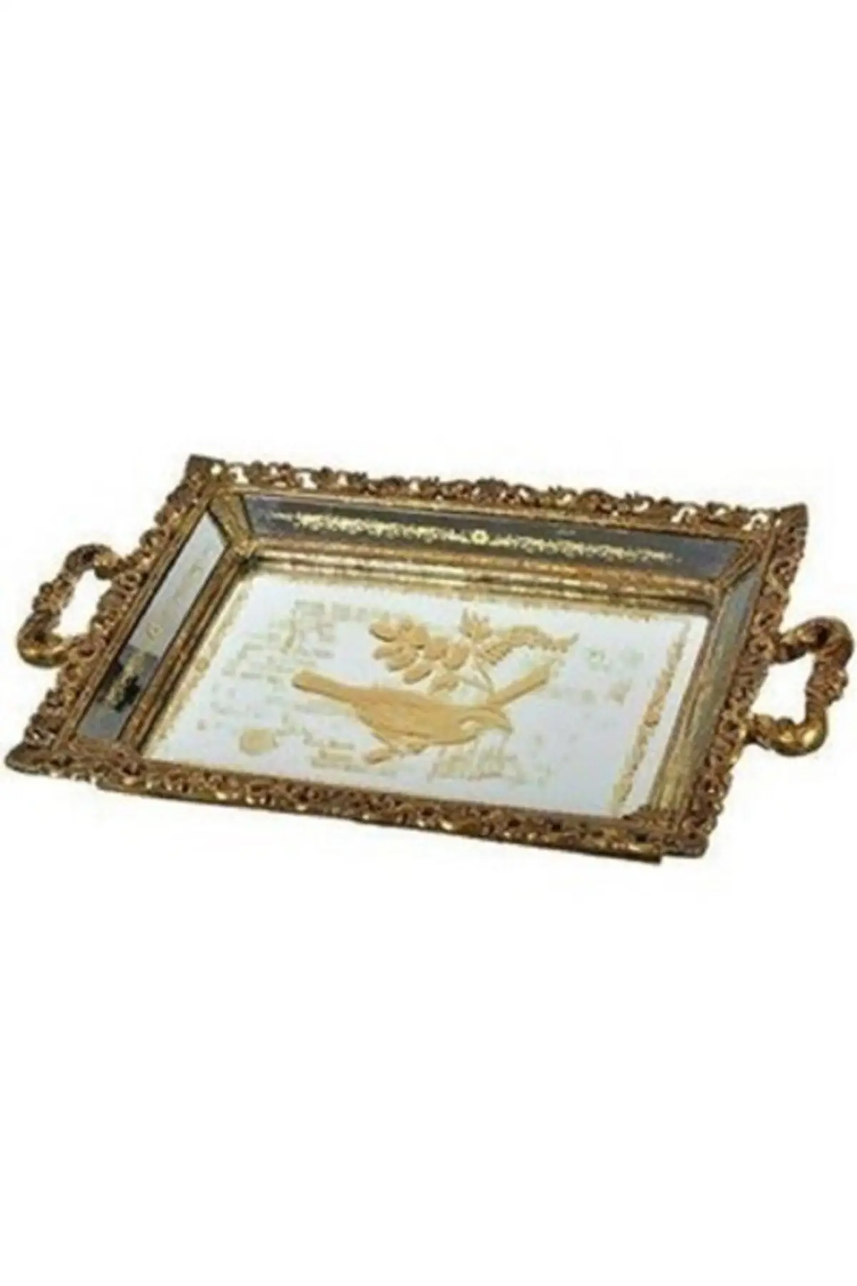 DOLBOVI Gold Leaf Antique luxury Engagement tray tray поднос plateau luxury