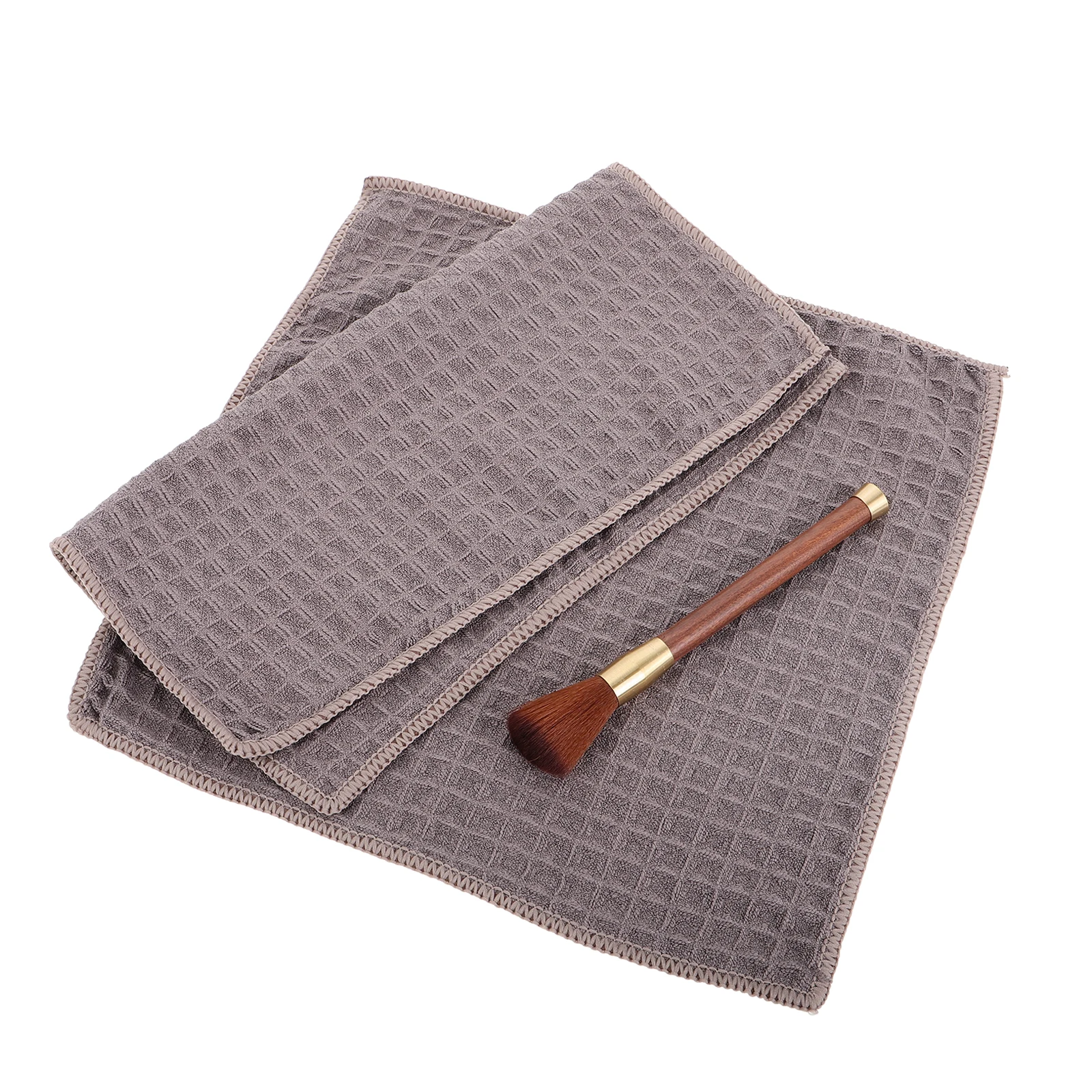 

Coffee Cleaning Kit Brush Set for Grinder Espresso Machine Filter Burr Bean Tool with Cloth Soft Bristles Multi-Purpose