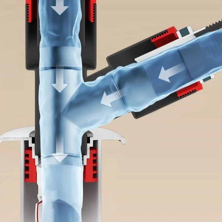 Washing Machine Downpipe Three-way Water Distributor Drainage Channel Anti-odor and Anti-overflow Special Floor Drain Connector