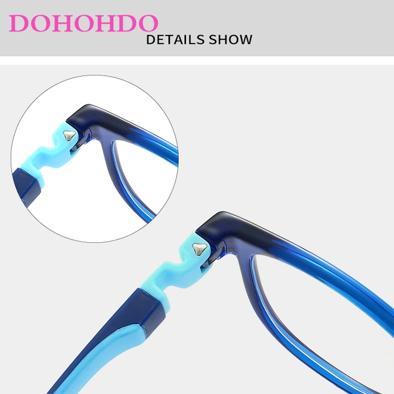 High Quality Kids Blue Light Glasses Without Graduation Child Clear Computer Spectacles Zero Prescription Medical Glasses Frames