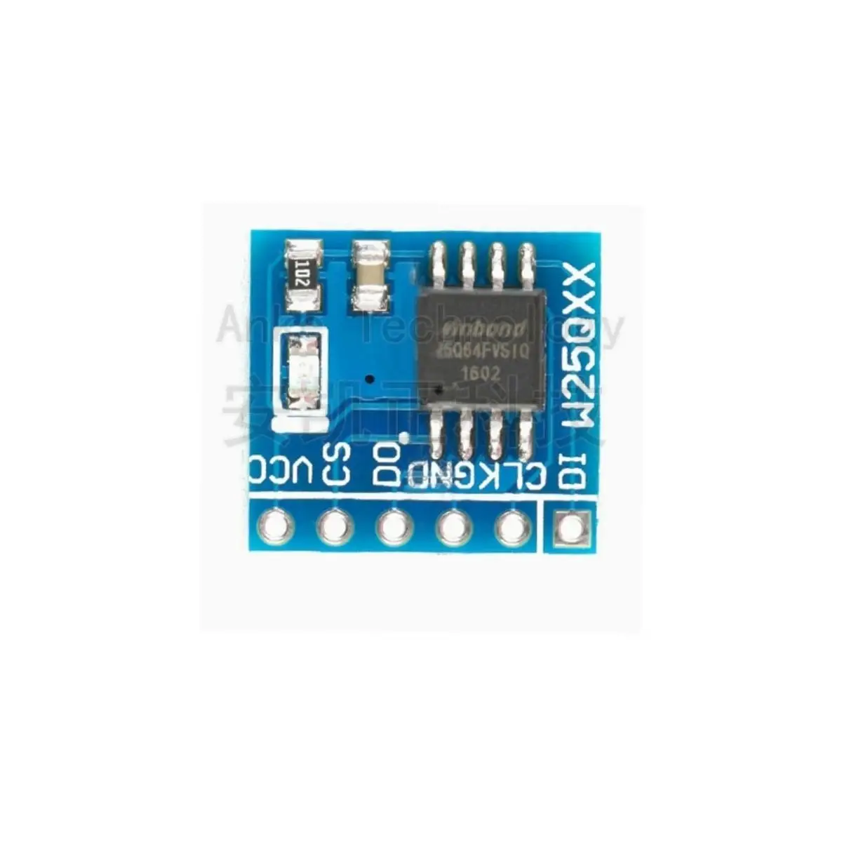 

W25Q32/64/128 (Мбит) Модуль хранения данных NorFlash Интерфейс SPI Флэш-память 3,3 В