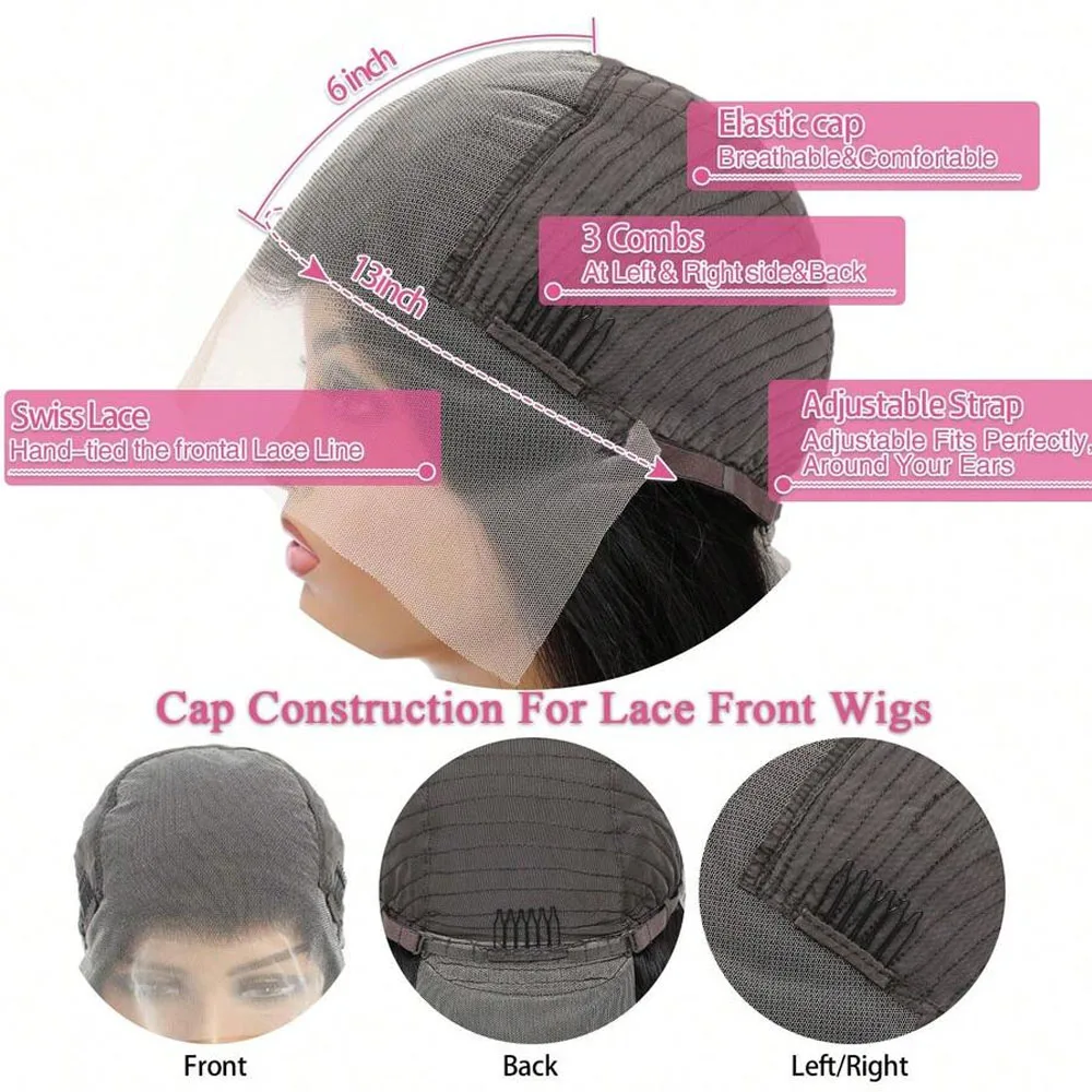 32 pouces 13x6 HD Transparent vague de corps dentelle avant perruque brésilienne pré plumée dentelle perruque perruques de cheveux humains pour les femmes 5x5 sans colle perruques