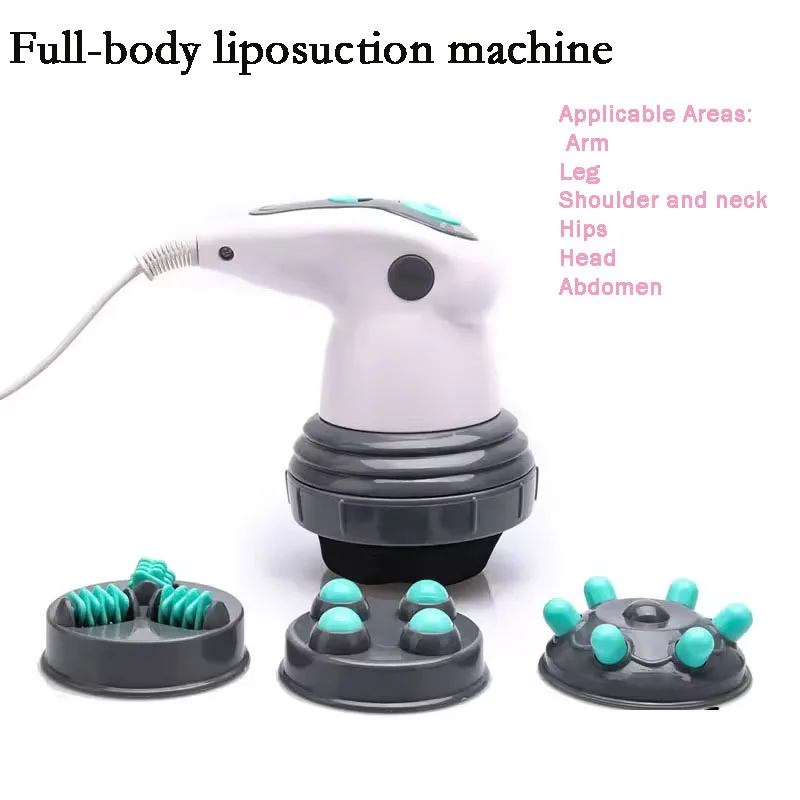 

Handheld Infrared Massage 4-IN-1 Electric Body Massager Wave Massage Head Body Machine Body masajeador