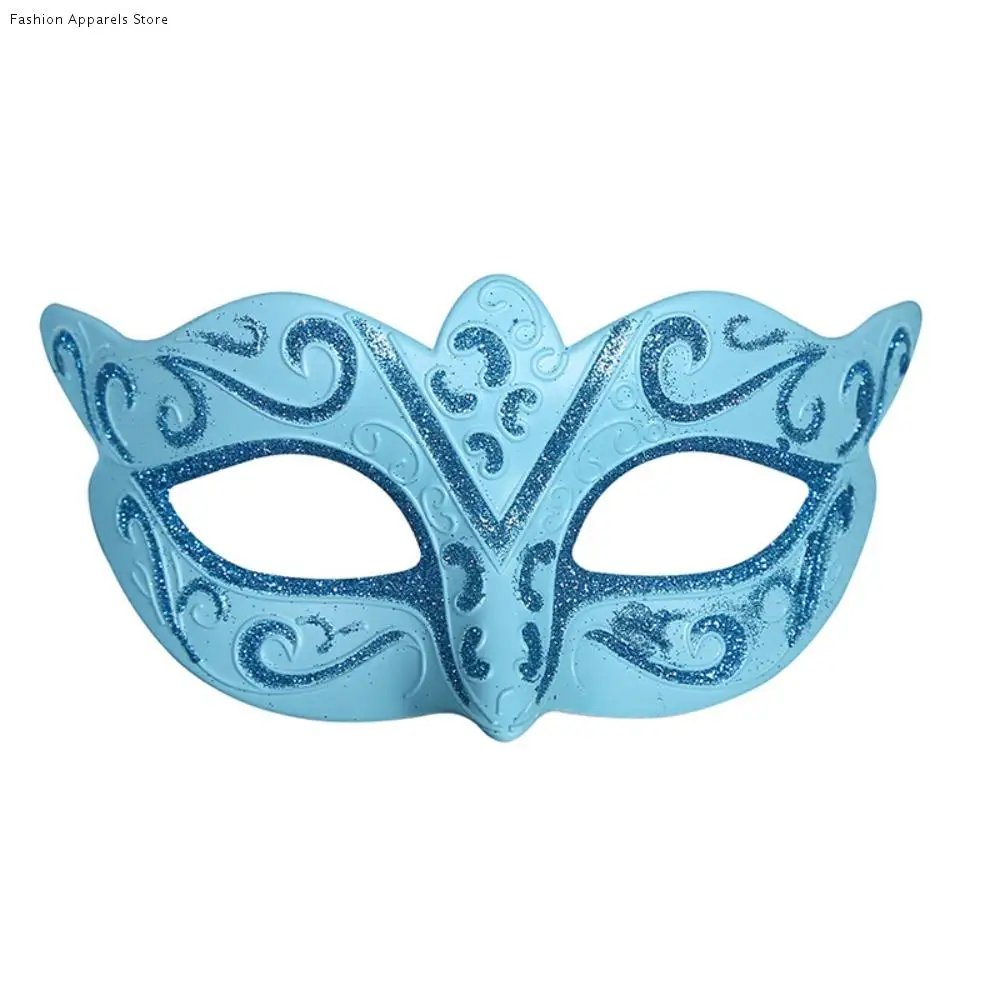 

Party Cosplay Props Halloween Masks Half Face Mask Masquerade Cosplay Mask Glitter Mask Carnival Costume Props Plastic