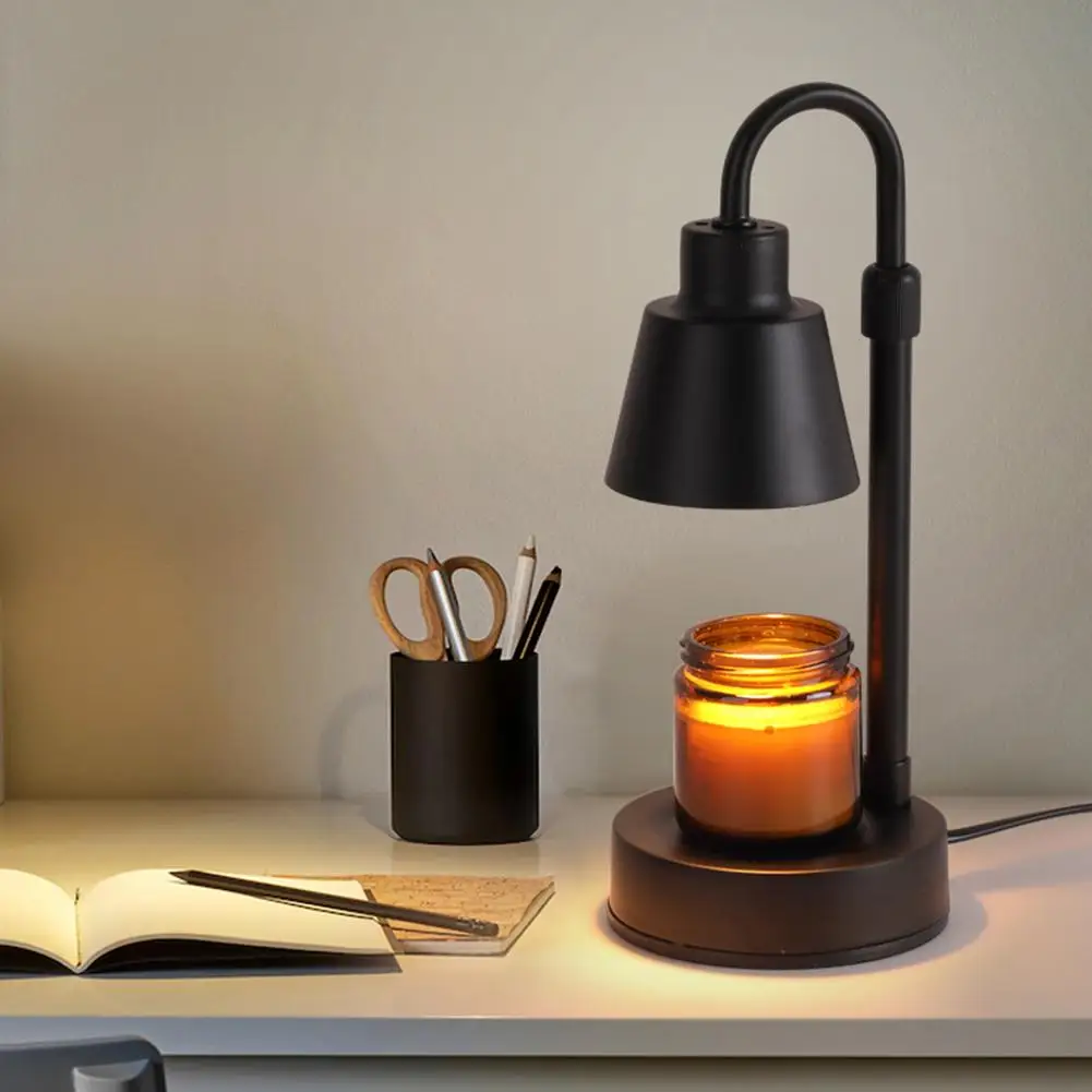 

Electric Candle Melting Table Lamp Retro Candle Heating Lamp Adjustable Height Candle Melt Warmer Light for Bedroom Decoration