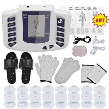 EMS Tens unit professional muscle stimulator portable electric body massager microunit low frequency relaxing physiotherapy