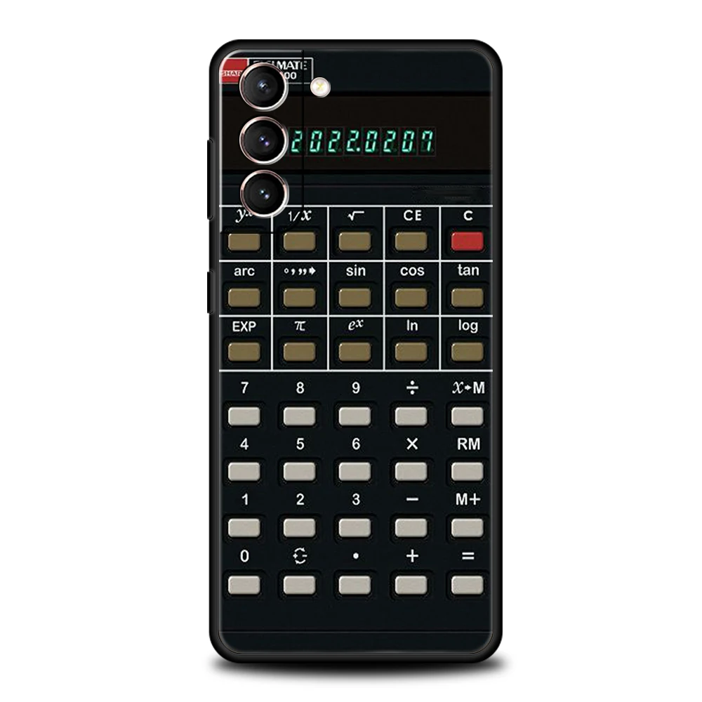 Retro Calculator Phone Case for Samsung Galaxy S24 S23 S22 S20 S21 FE Ultra S10 S10E S9 S8 Plus 5G Silicone Cover Capas Fundas – Detail 6