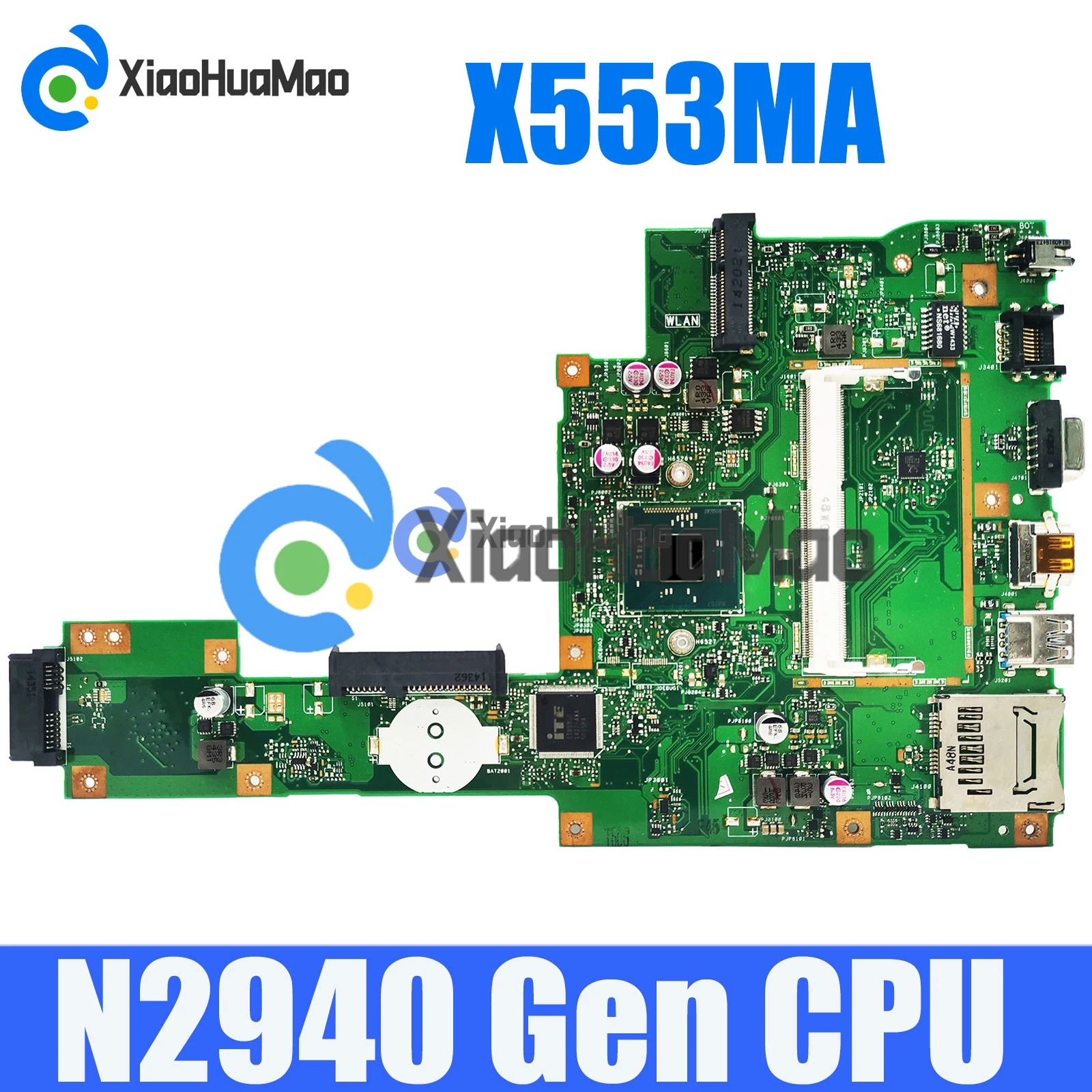 

X553MA with N2940 CPU Laptop Motherboard For ASUS A553M X503M F503M X553MA X503M X553M F553M F553MA D553M Notebook Mainboard