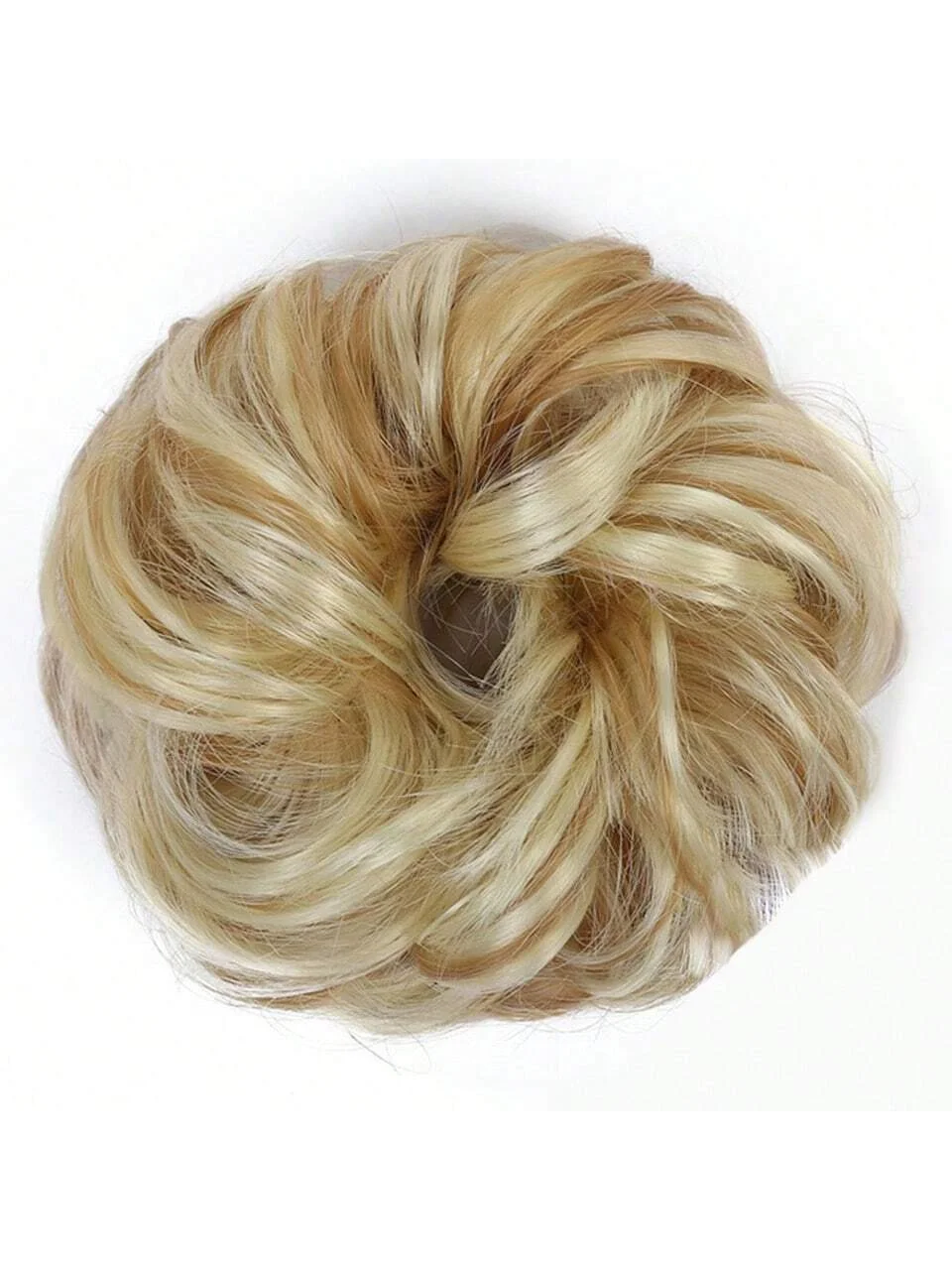 Mehrfarbiger Blütenknospen-Haarring, faules lockiges, flauschiges Haar, Ball-Zubehör für synthetische Perücke, personalisierte Haarmode – Detail 4