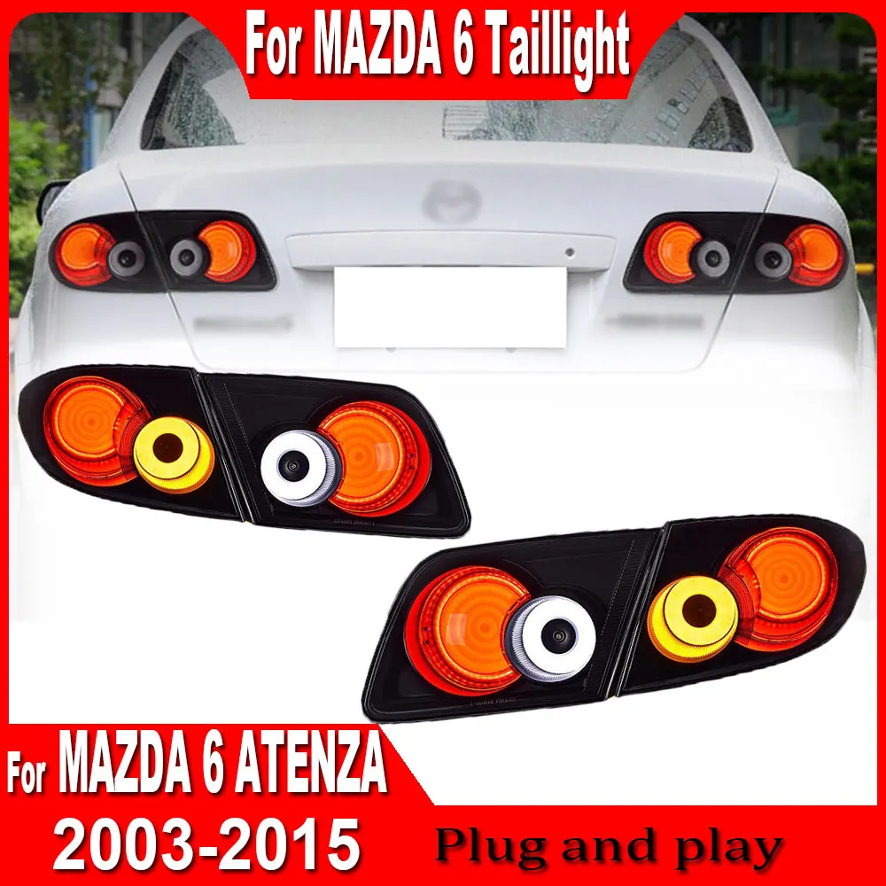 

Пара автомобильных фар для Mazda 6 2003 2004 2005 2006-2015 Atenza Mazda 6