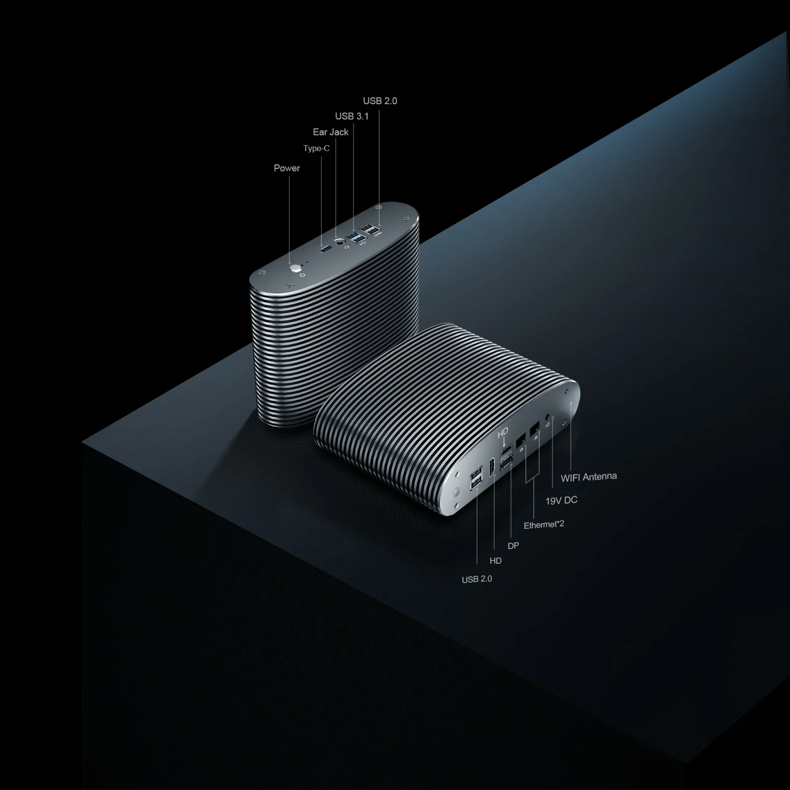 Chatreey TK12-F Intel i5 1235U i7 1255U كمبيوتر مكتبي صغير بدون مروحة للألعاب 3x4K @ 60GHZ يدعم NVME SSD