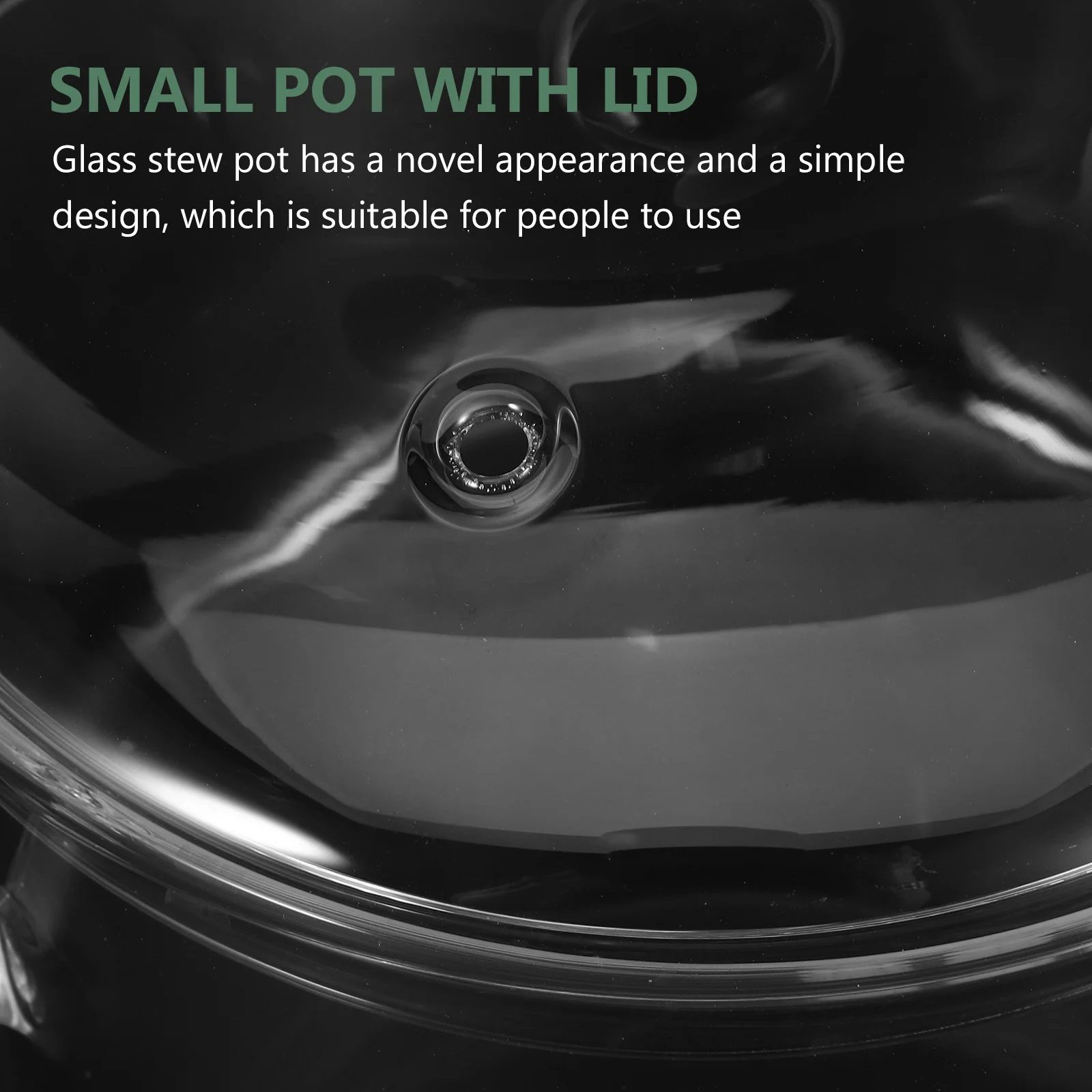 

2Pcs Glass Soup Pot Clear Heat-Resistant Cooking Pot with Handles for Noodles Soup Stew Sauce Milk Baby Food Home Kitchen Use