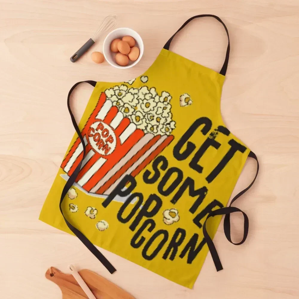 

Pop Corn Apron Christmas gift waiter Customizable Woman for women halloween Apron