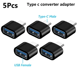 5/10pcs OTG Android Type-c To Micro USB Type C To Usb 3.0 Female Adapter Universal Mobile Phone Data Line Charging Converter