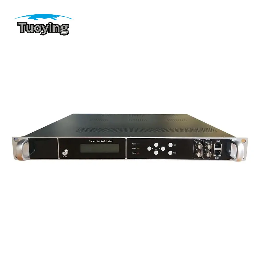 DVB-S DVB-S2 DVB-T T2 ISDBT ATSC Digital RF Converter Customized 24-Channel Tuner to IP ASI RF Receiver Multiplexer Modulator