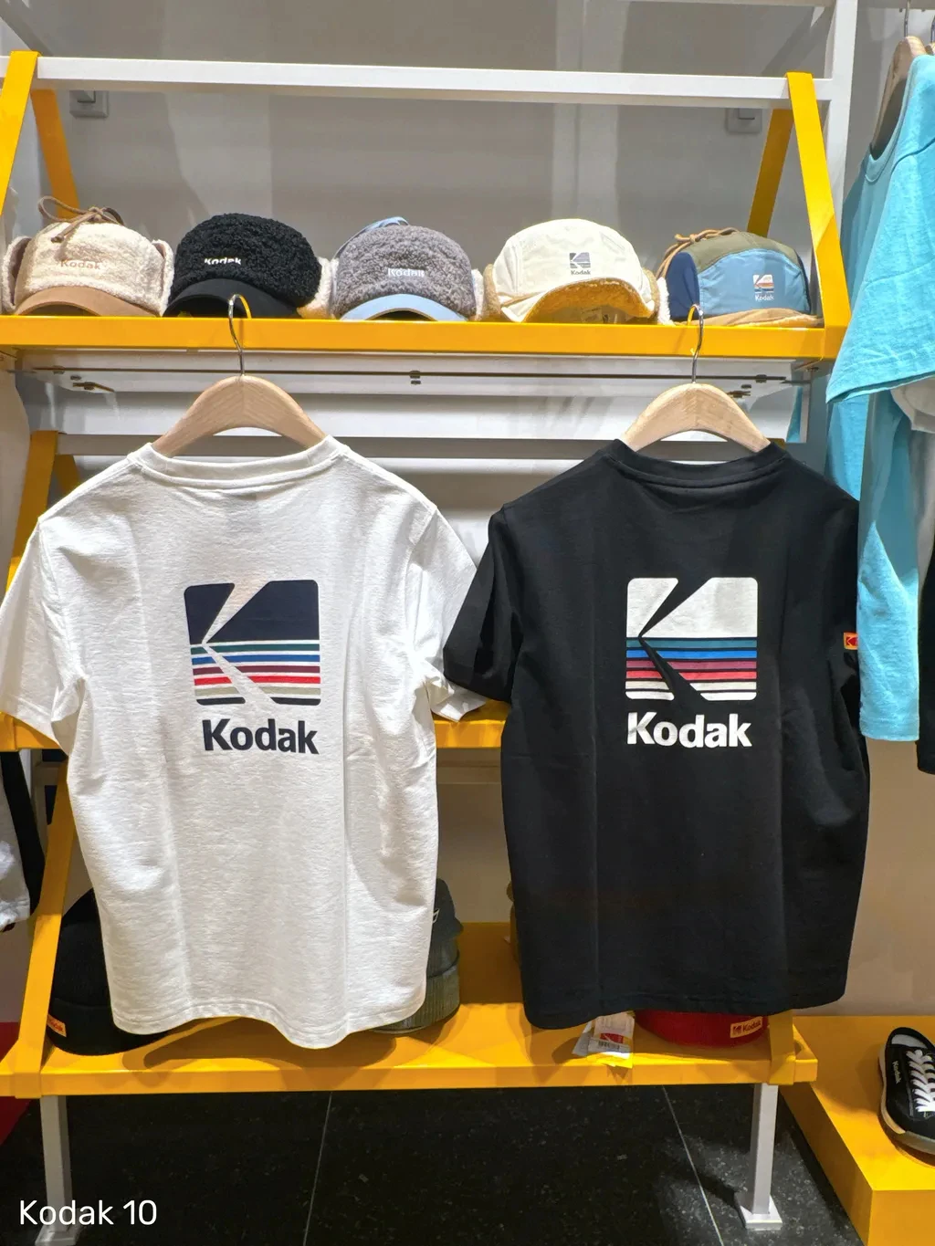 Camiseta Unissex Oversized com Estampa Grande do Logo Kodak para Casais, 100% Algodão, Estilo Streetwear, Várias Cores, Lançamento 2026