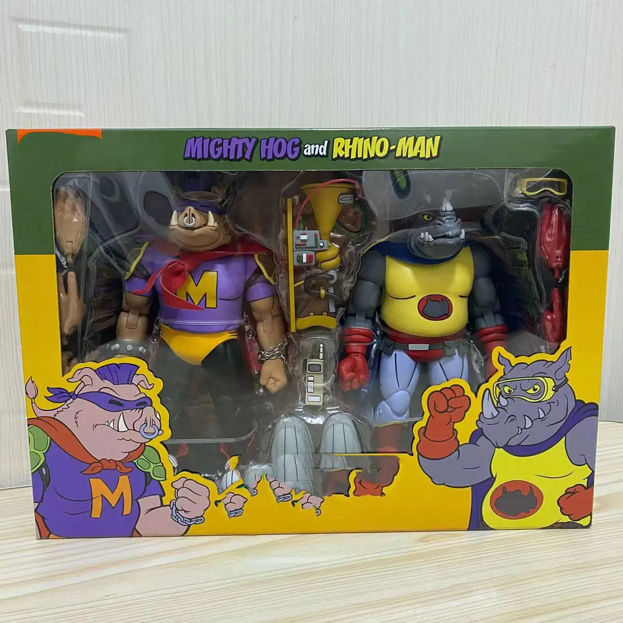 Anime Neca 54293 Mighty Hog And Rhino-Man Niutouzhu Noodles Ant Man Bedbug Man Anime Figures Toy Model 7