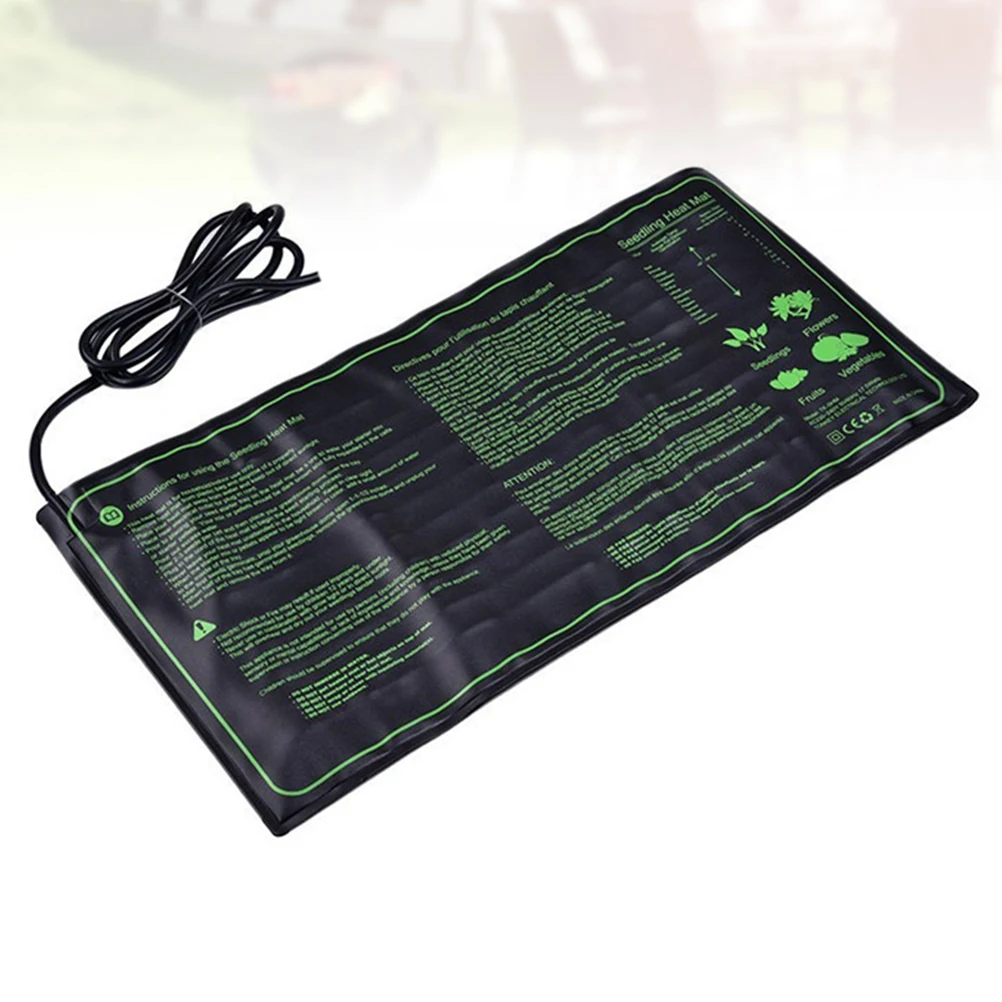 

Heating Pad Waterproof Silicone Heat Mat For Greenhouse Farming Durable Pvc Covered Propagation Warm Hydroponic Growing Mat