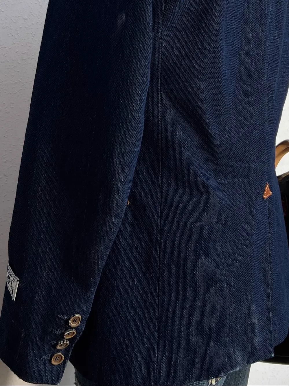 Jas Kasual Pria Tailor Brando American Vintage Heavyweight Sashiko Era 1920-an