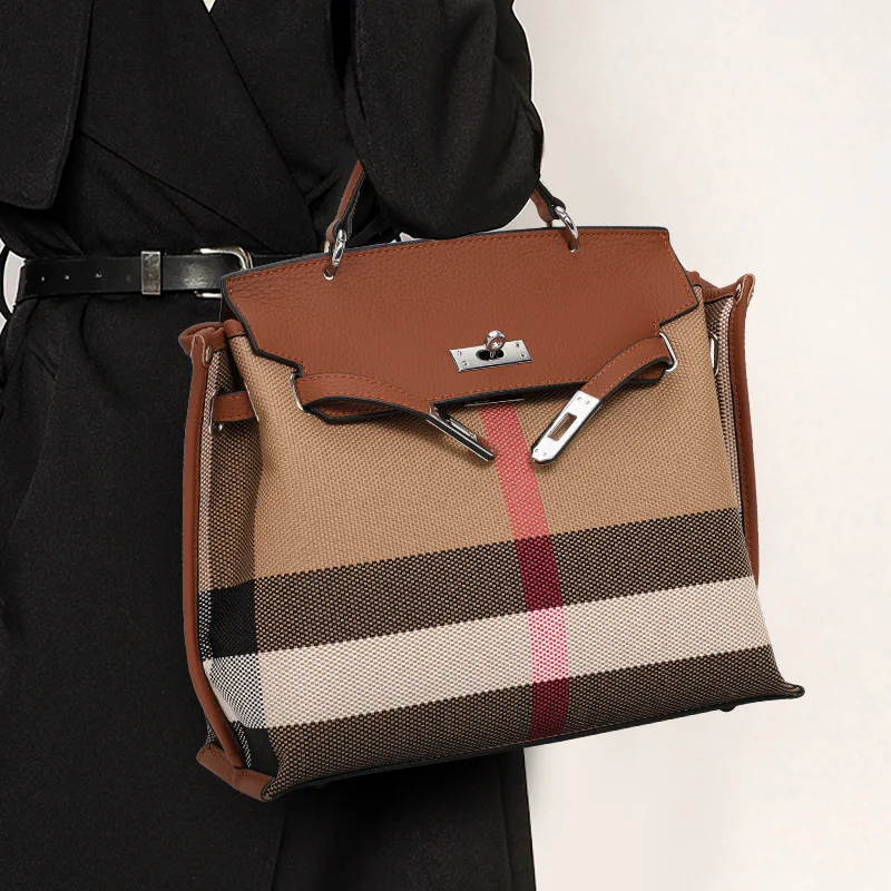cowhide women's crossbody large bag, new style, high-end sense, large capacity, genuine leather, versatile women's handbag