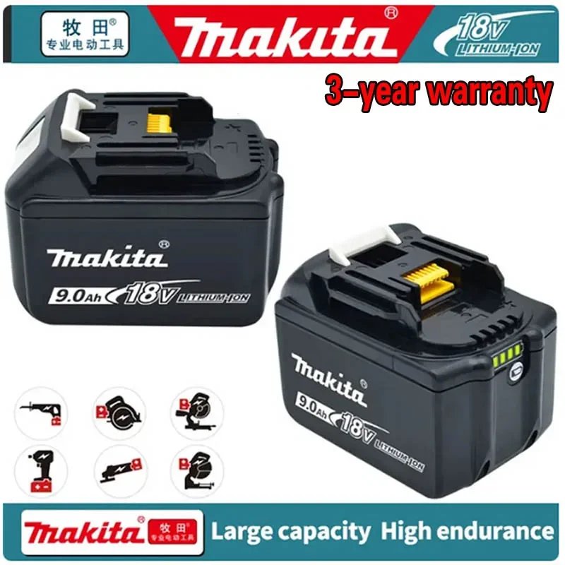 

18V 9.0Ah Makita Original With LED lithium ion replacement LXT BL1860B BL1860 BL1850 Makita rechargeable power tool battery 9000