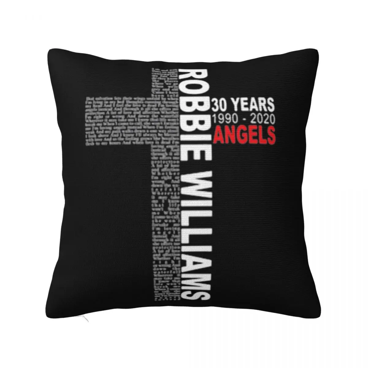 Robbie Williams 30 Years 1990'2020 Angels Male Hot Sale Swag Pattern Pop Personalized Autumn Pillow Case