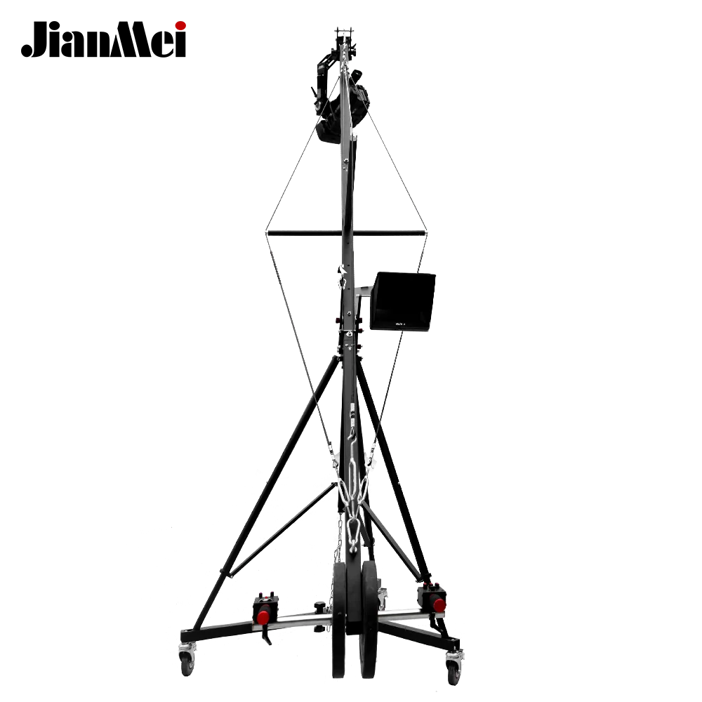 JianMei  XF64-3M Portable Camera Crane Rocker Arm JIB Controller Pan Tilt 360 Degree Rotation Video Shooting Stabilizer