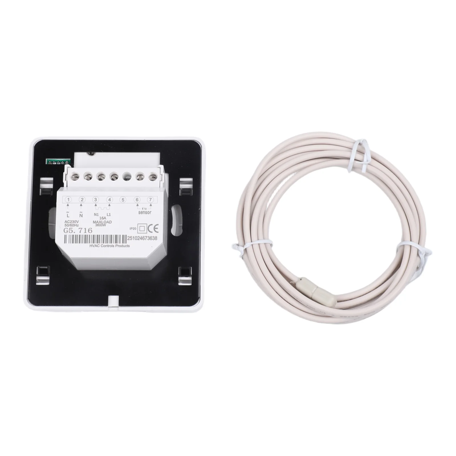 Electric Floor Heating Thermostat 16A Mechanical Temperature Controller with Visual Heating Indicator and Wide Temperature Range