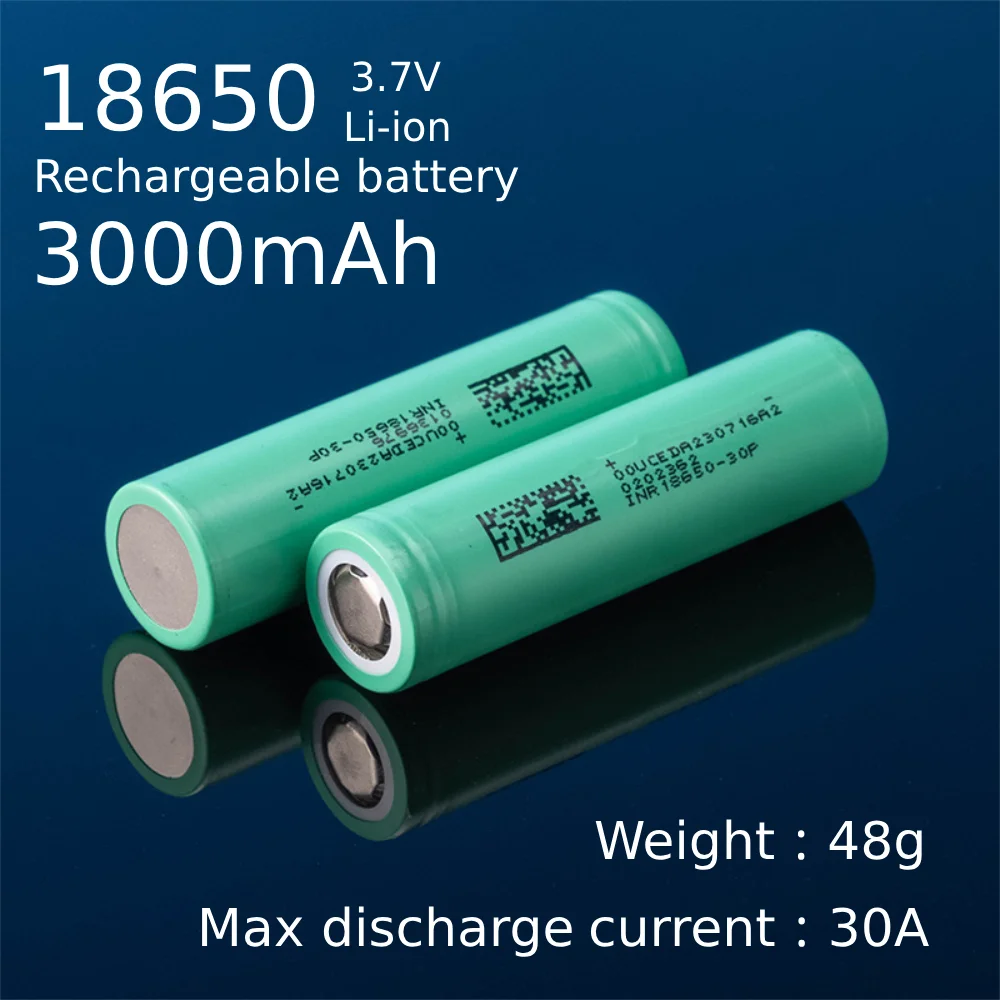 

18650 Battery 2000mAh to 3500mAh 3.7V Rechargeable Lithium Batteries High Power Current 10A~30A Discharge Li-ion Bateria Cell