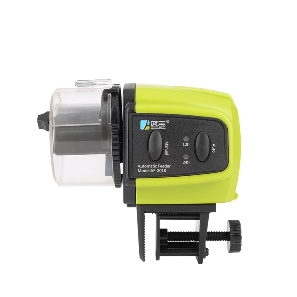 

Intelligent Automatic Fish Feeder 12 24 Hour Timer Easy to Use Aquarium Food Dispenser for Home Travel Work Fish Feeder