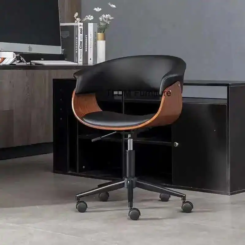 

Office Backrest Office Chair Home Rotatable Lift Computer Chair Study Desk Chairs Lift Home Swivel Chair Bedroom Dressing Chairs