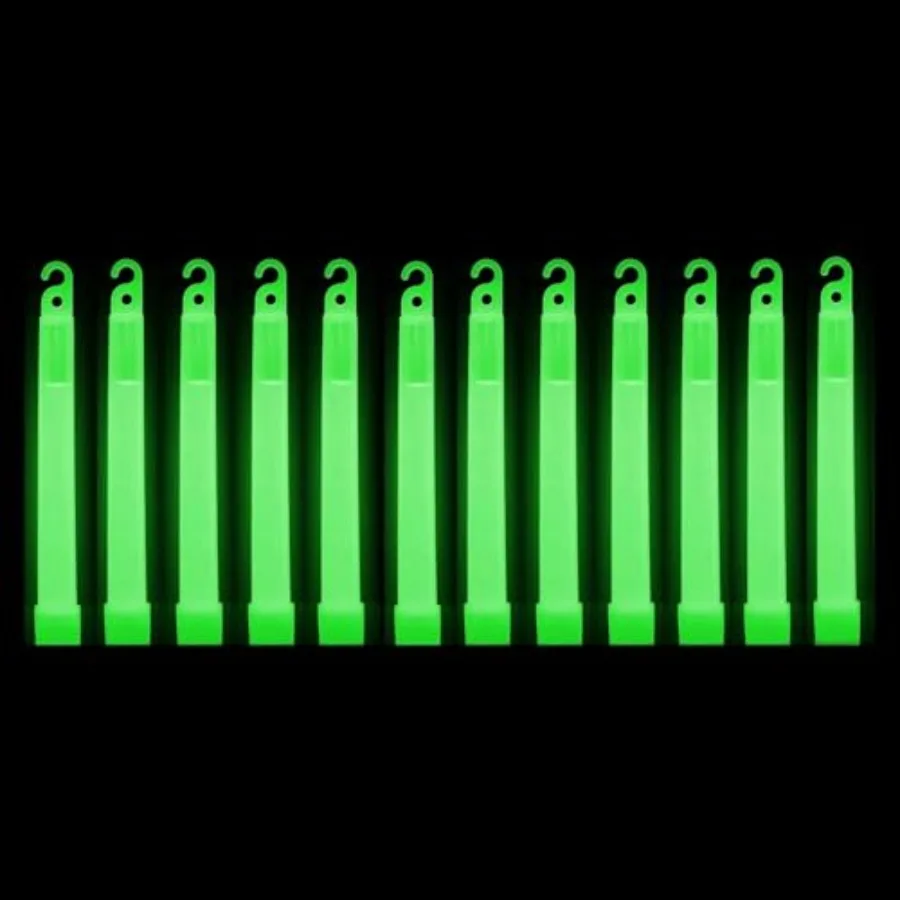 Emergency Glow Sticks with 12 Hours Duration Individually Wrapped Industrial Grade Glowsticks for Survival Gear Camping Lights