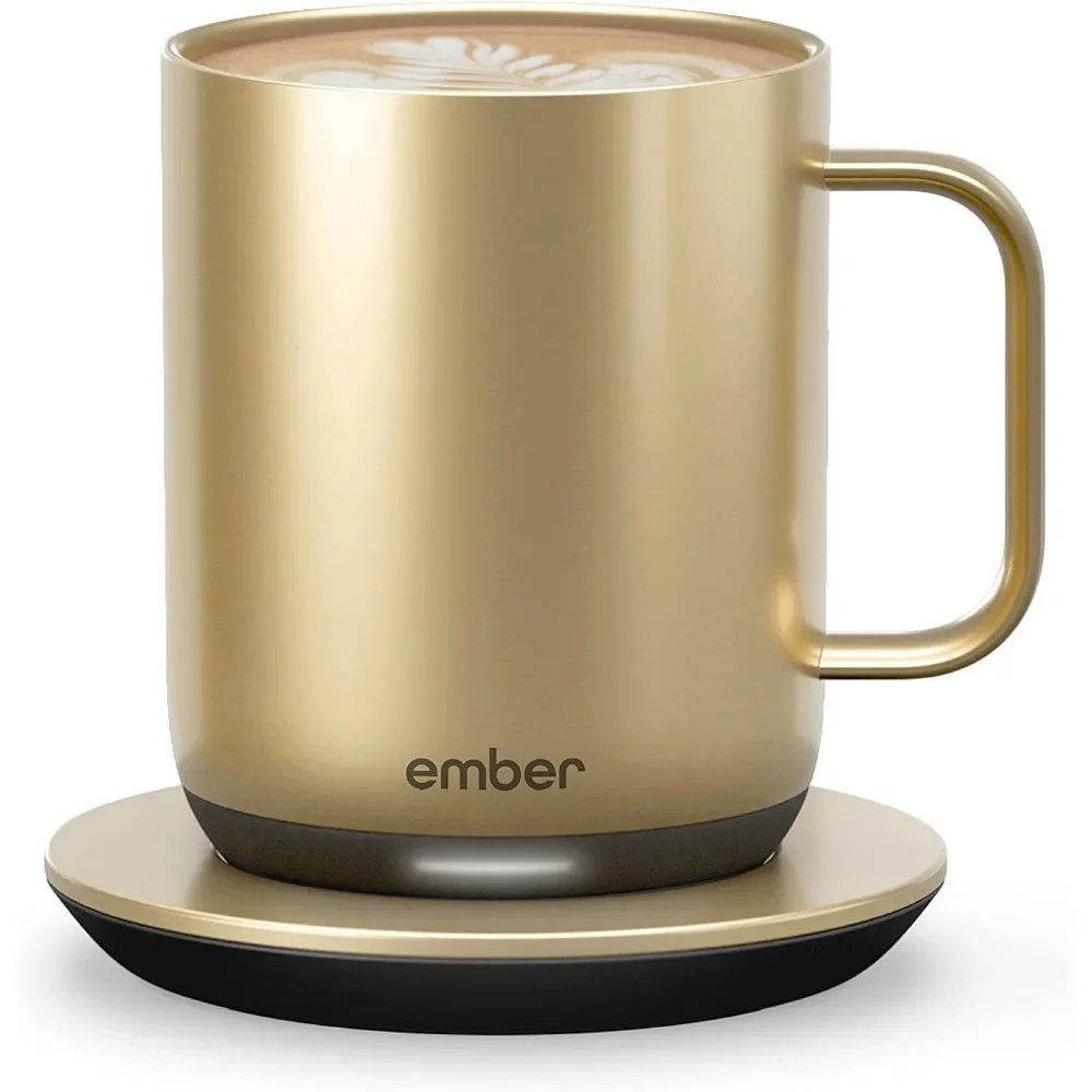 

Electric Cup, 10 Oz, App-Controlled Heated Coffee Mug with 80 Min Battery Life and Improved Design, Electric Cup