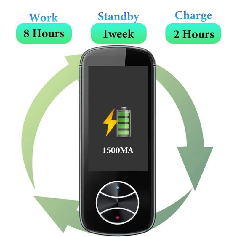 Language Translator Device Portable Real-Time Translation In 127 Different Languages And Accents