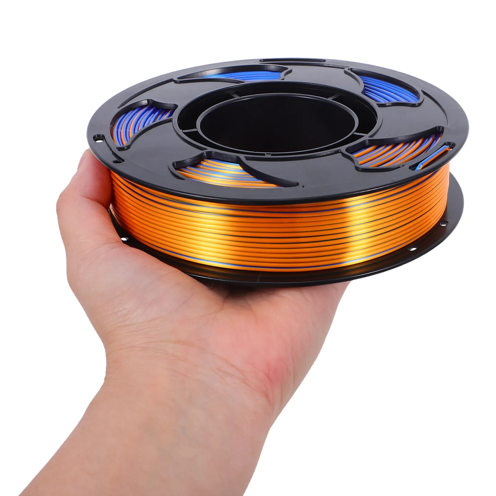 4 Spools 1.75mm Pla Printing Filament 250G Each Multicolor Bundle Low Warping Smooth Surface Creative 3D Printer Material DIY