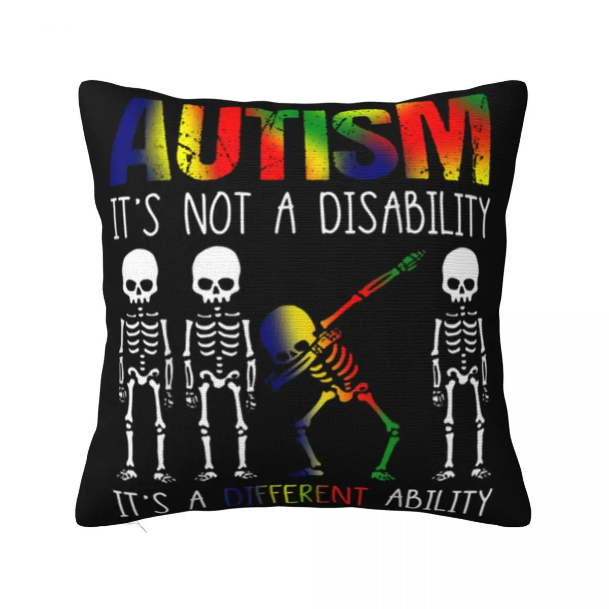 Autism Its Not Disability Its A Different Ability On Sale Men Creative Discount Beautiful Dj Pillow Case