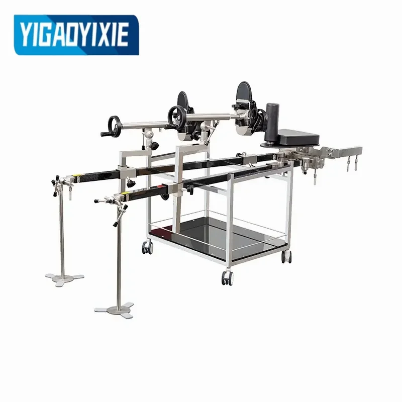 Factory Direct Carbon Fibre Competitive Price Medical Hospital Cervical And Lumbar Traction Clinic Treatment Operation Table