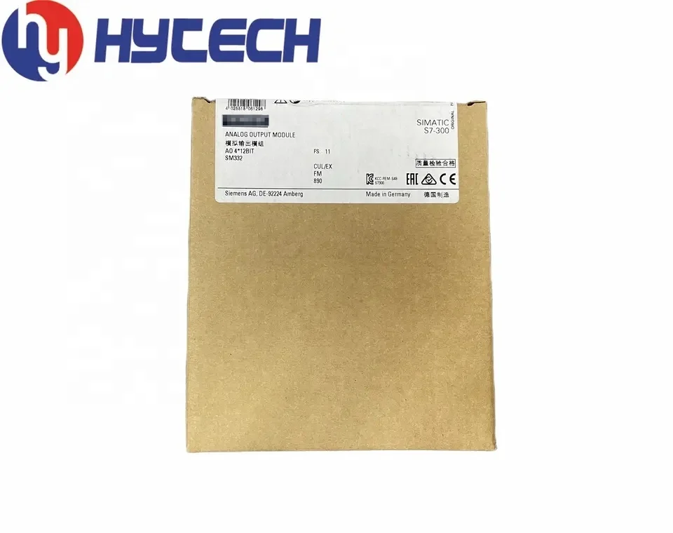 PLC Controller SIMATIC S7-300 PLC Analog output SM332 Module AO 4*12 BIT 6ES7332-5HD01-0AB0