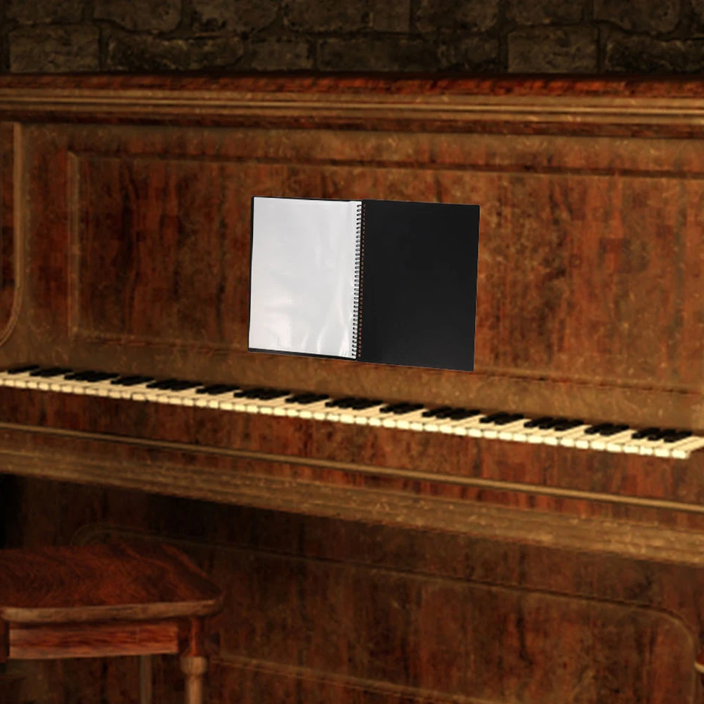 

Flip Folder Book for Marching Band Loose Leaf Document Organizer Paper Important A4 Pages Student