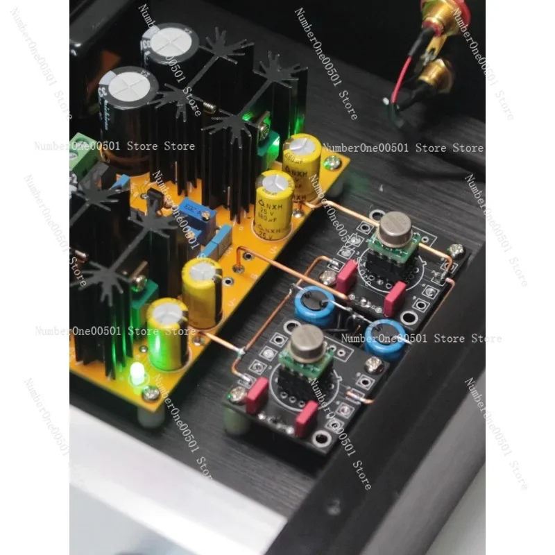 Ball flavor Class A power supply front stage NE5534 AD847 single operation amplifier front stage finished machine