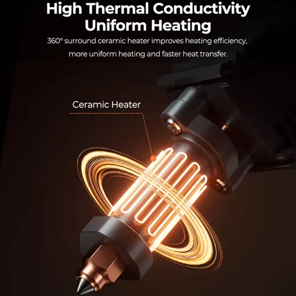 Creality Hi セラミック加熱ブロックキット 300 ℃   Creality Hi 3D プリンターアクセサリー用の高温耐性加熱ブロック